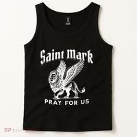 St Mark The Evangelist Apostle Lion Symbol Catholic Saint Tank Top thumb 2