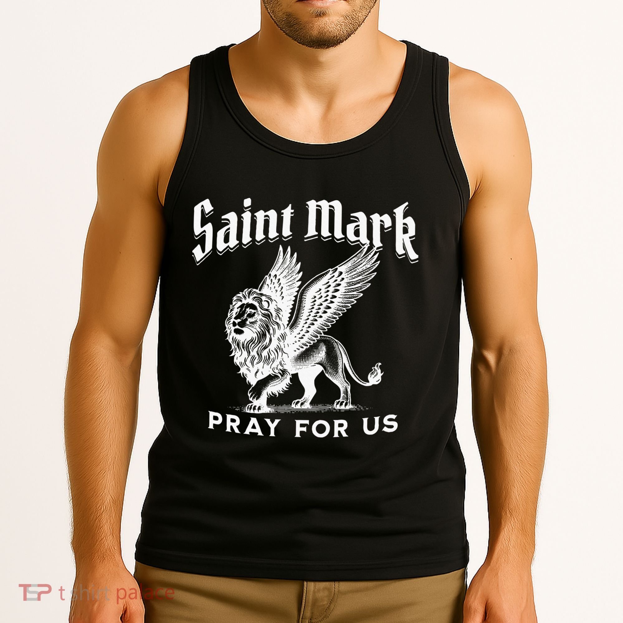 St Mark The Evangelist Apostle Lion Symbol Catholic Saint Tank Top