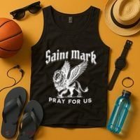 St Mark The Evangelist Apostle Lion Symbol Catholic Saint Tank Top thumb 4