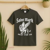 St Mark The Evangelist Apostle Lion Symbol Catholic Saint T-Shirt thumb 2