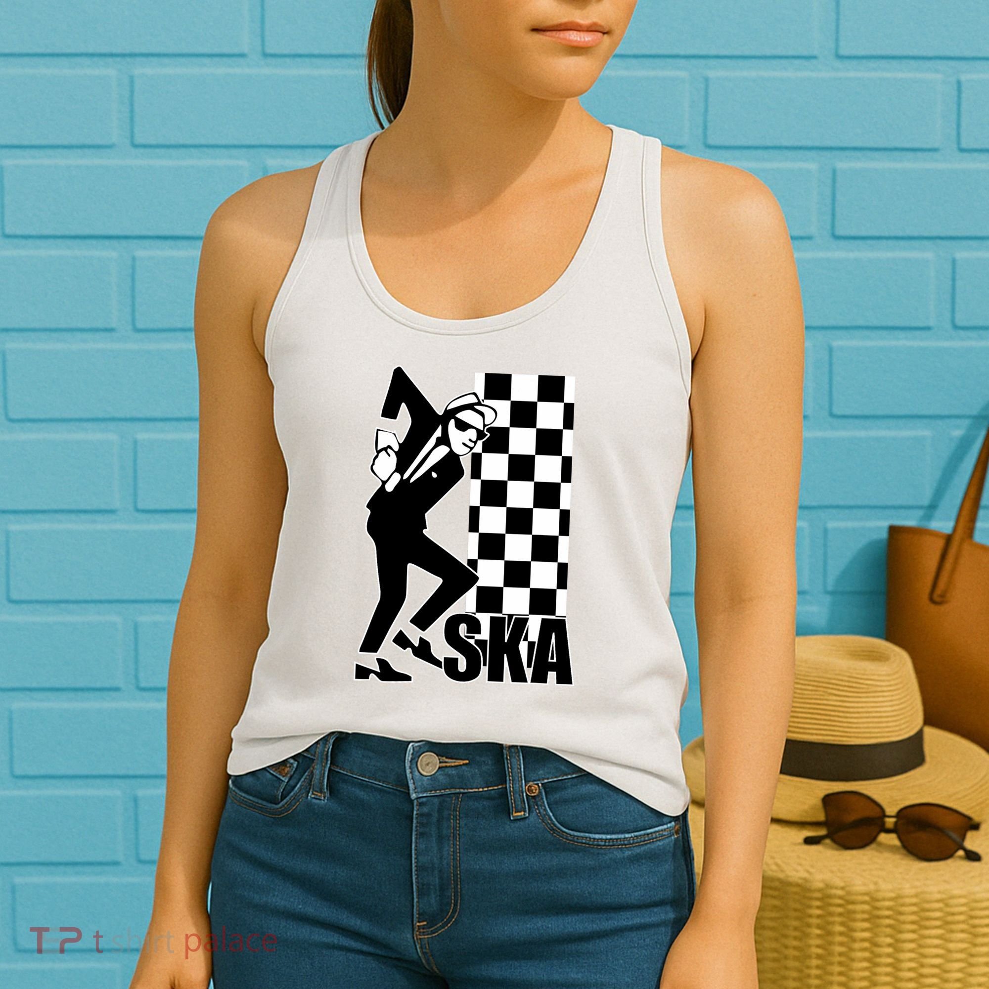 Ska Music Tska Music Is Life Ska Reggae Women's Tank Top