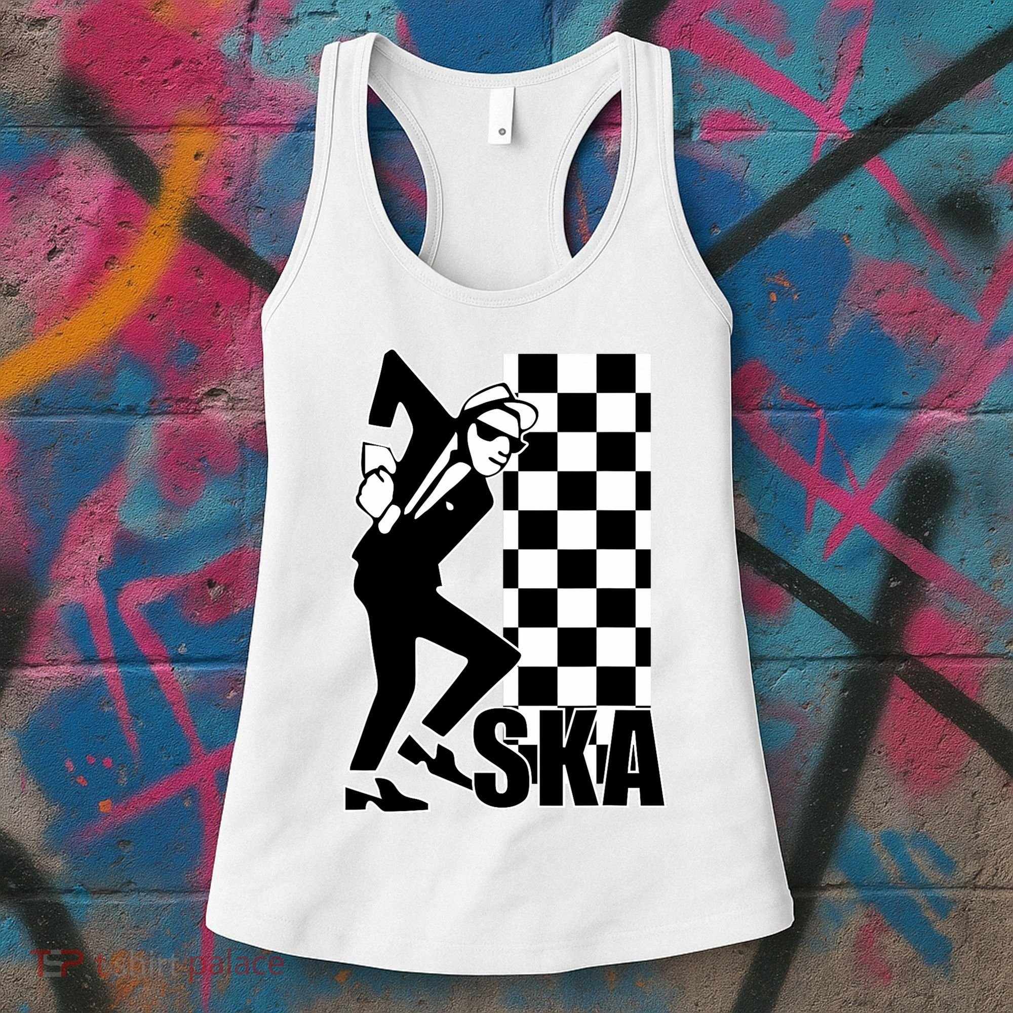 Ska Music Tska Music Is Life Ska Reggae Women's Tank Top