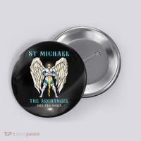 St Michael The Archangel Roman Catholic Gift Button thumb 0