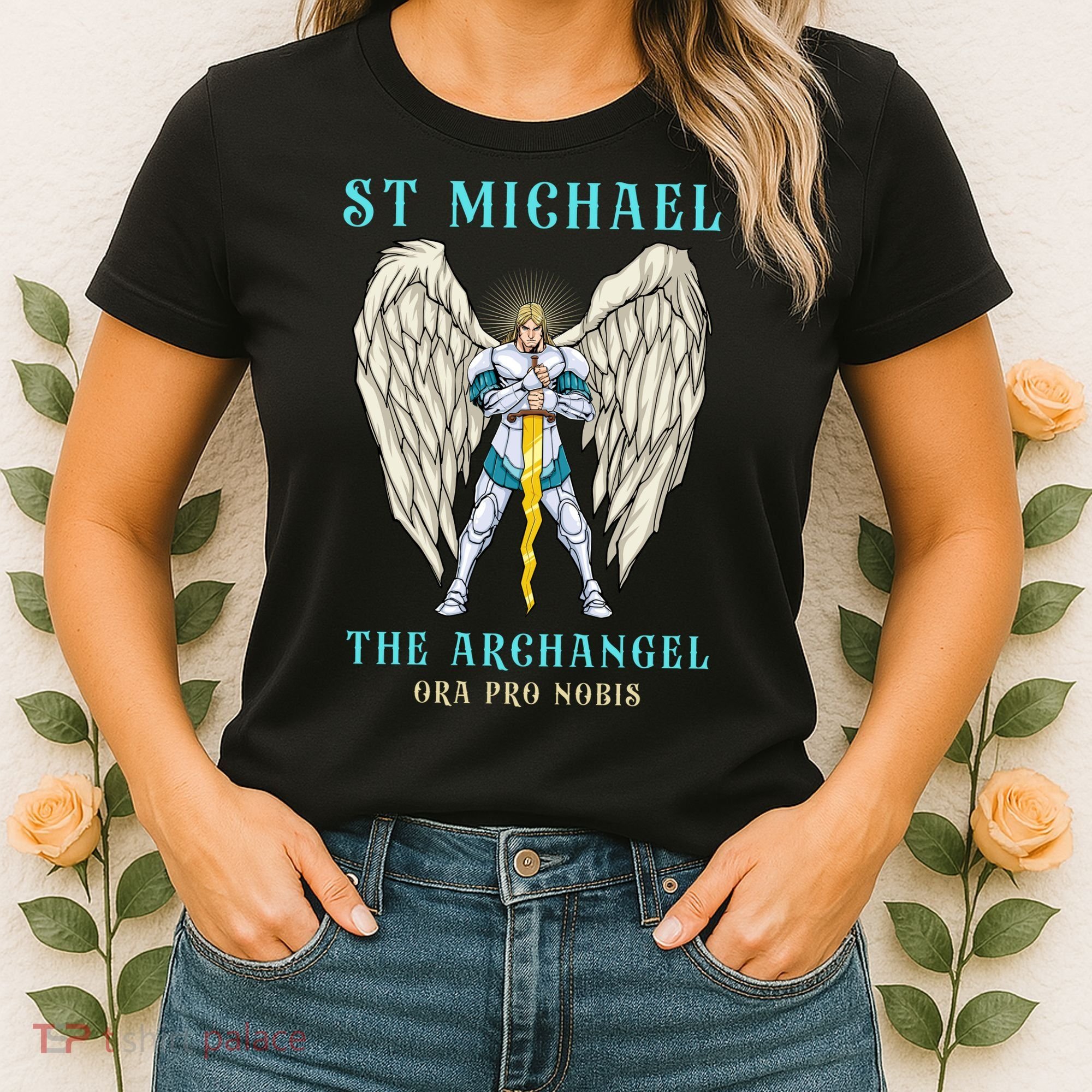 St Michael The Archangel Roman Catholic Gift Women's T-Shirt