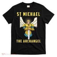 St Michael The Archangel Roman Catholic Gift T-Shirt thumb 0