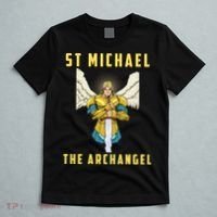 St Michael The Archangel Roman Catholic Gift T-Shirt thumb 5