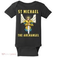 St Michael The Archangel Roman Catholic Gift Baby Bodysuit thumb 0