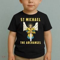 St Michael The Archangel Roman Catholic Gift Toddler T-Shirt thumb 2