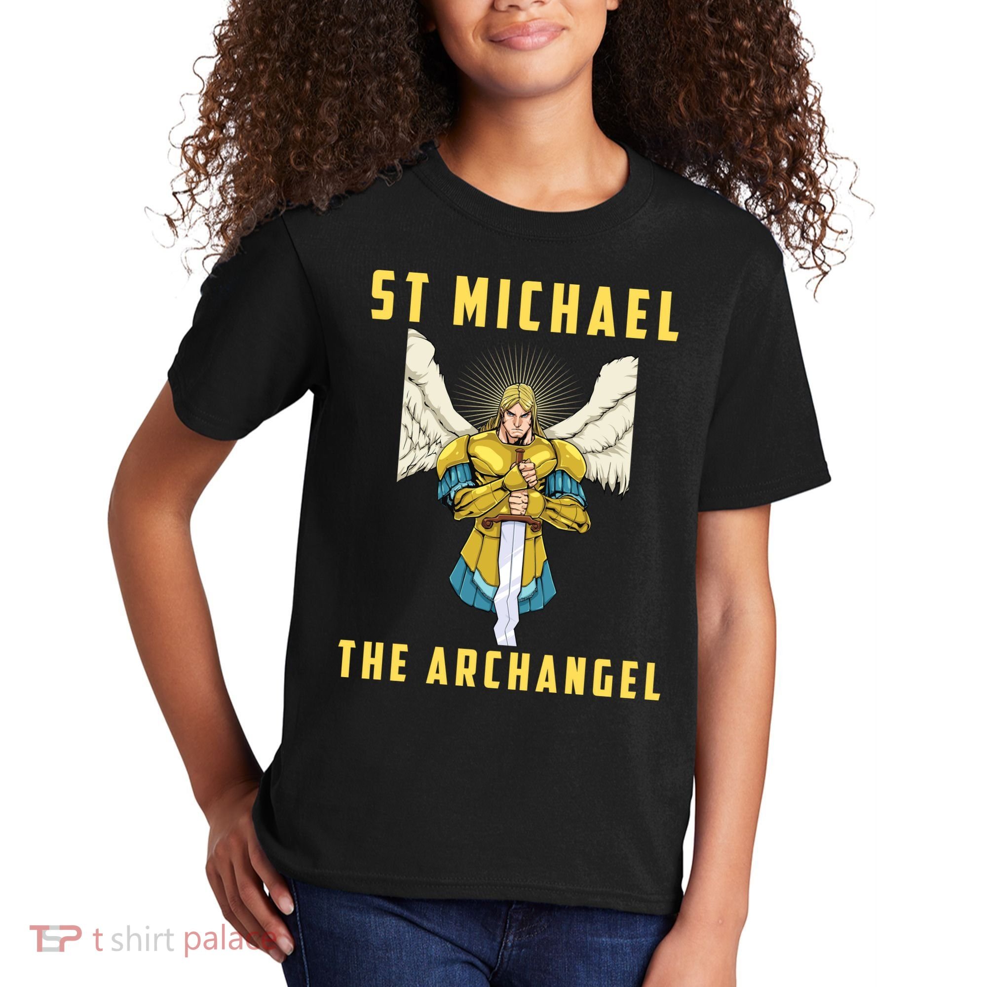 St Michael The Archangel Roman Catholic Gift Kids T-Shirt