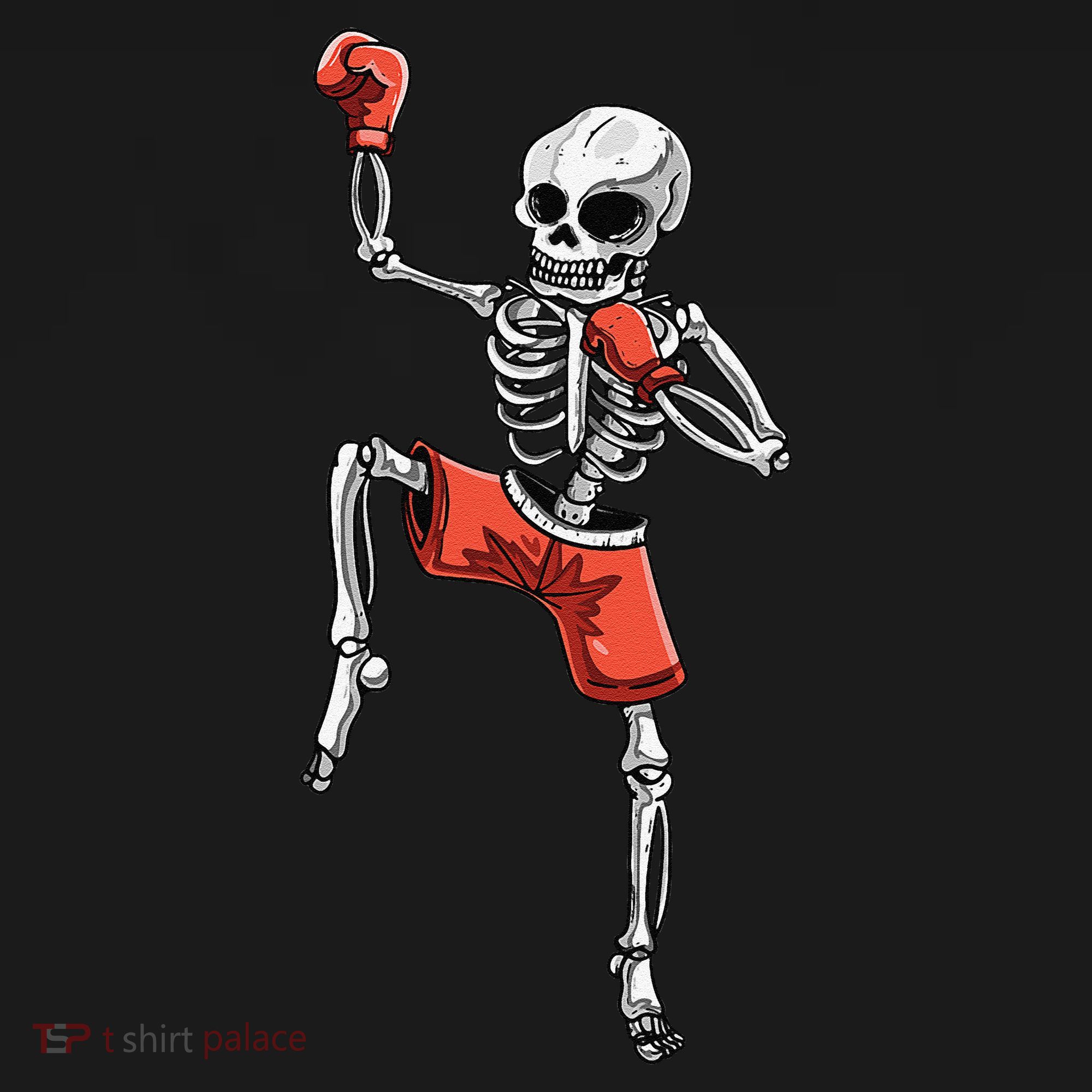 Skeleton Muay Thai Halloween Kickboxing MMA Fighter Costume Women's Hoodie