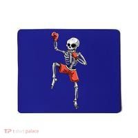 Skeleton Muay Thai Halloween Kickboxing MMA Fighter Costume Mousepad thumb 0