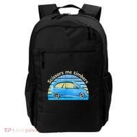 Scissors Me Timbers Funny Car Backpack thumb 0