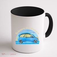 Scissors Me Timbers Funny Car Coffee Mug thumb 1