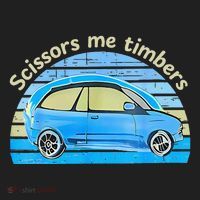 Scissors Me Timbers Funny Car Tumbler thumb 3
