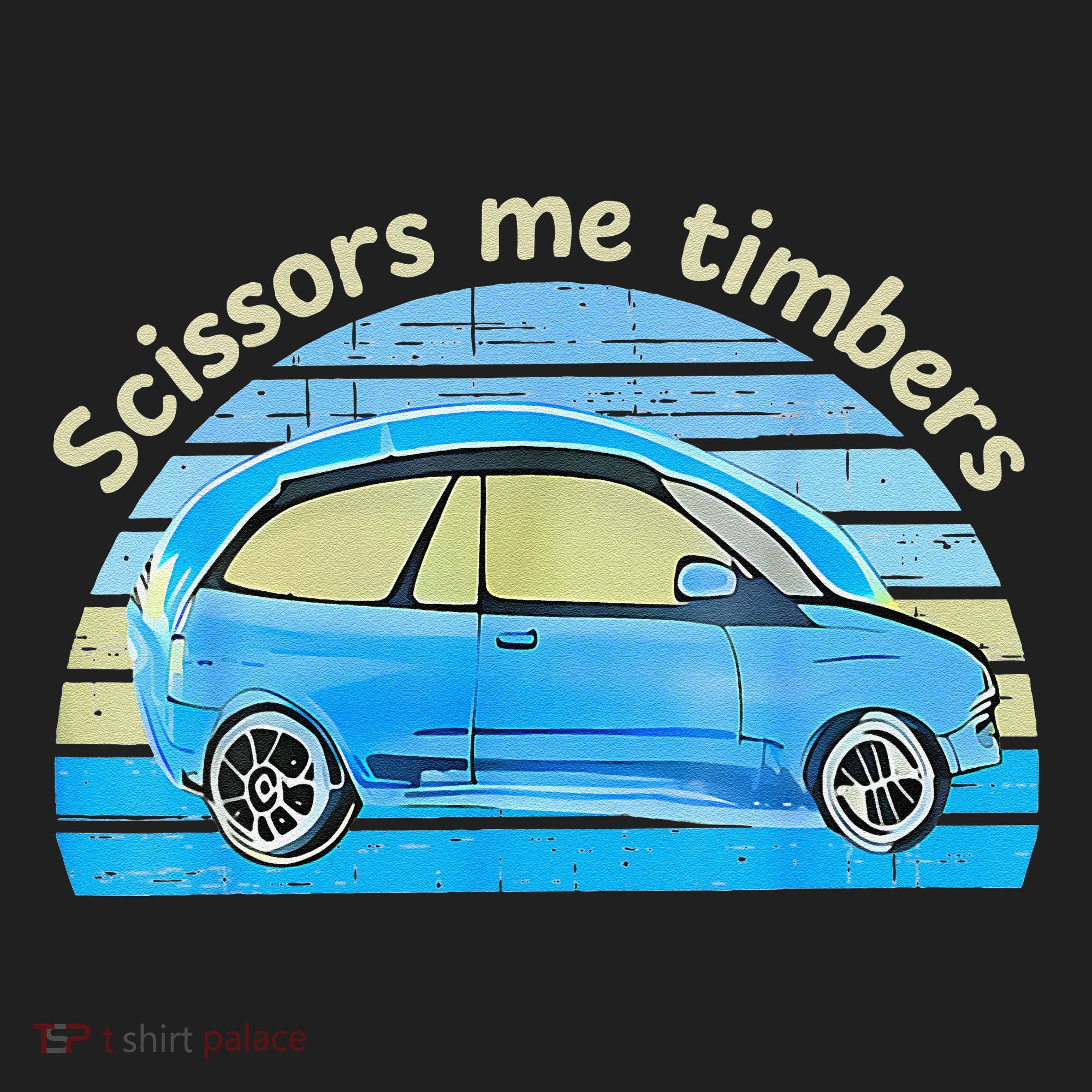 Scissors Me Timbers Funny Car Tumbler