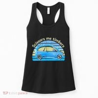 Scissors Me Timbers Funny Car Women's Tank Top thumb 0