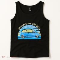 Scissors Me Timbers Funny Car Tank Top thumb 2