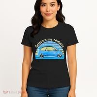 Scissors Me Timbers Funny Car Women's T-Shirt thumb 4