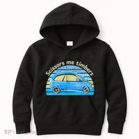 Scissors Me Timbers Funny Car Kids Hoodie thumb 0