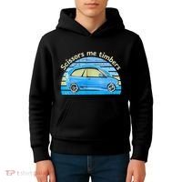 Scissors Me Timbers Funny Car Kids Hoodie thumb 4