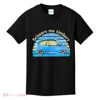 Scissors Me Timbers Funny Car Kids T-Shirt thumb 0