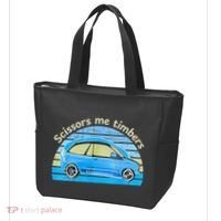 Scissors Me Timbers Funny Car Tote Bag thumb 3