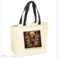 Saint Michael The Archangel Tote Bag thumb 2
