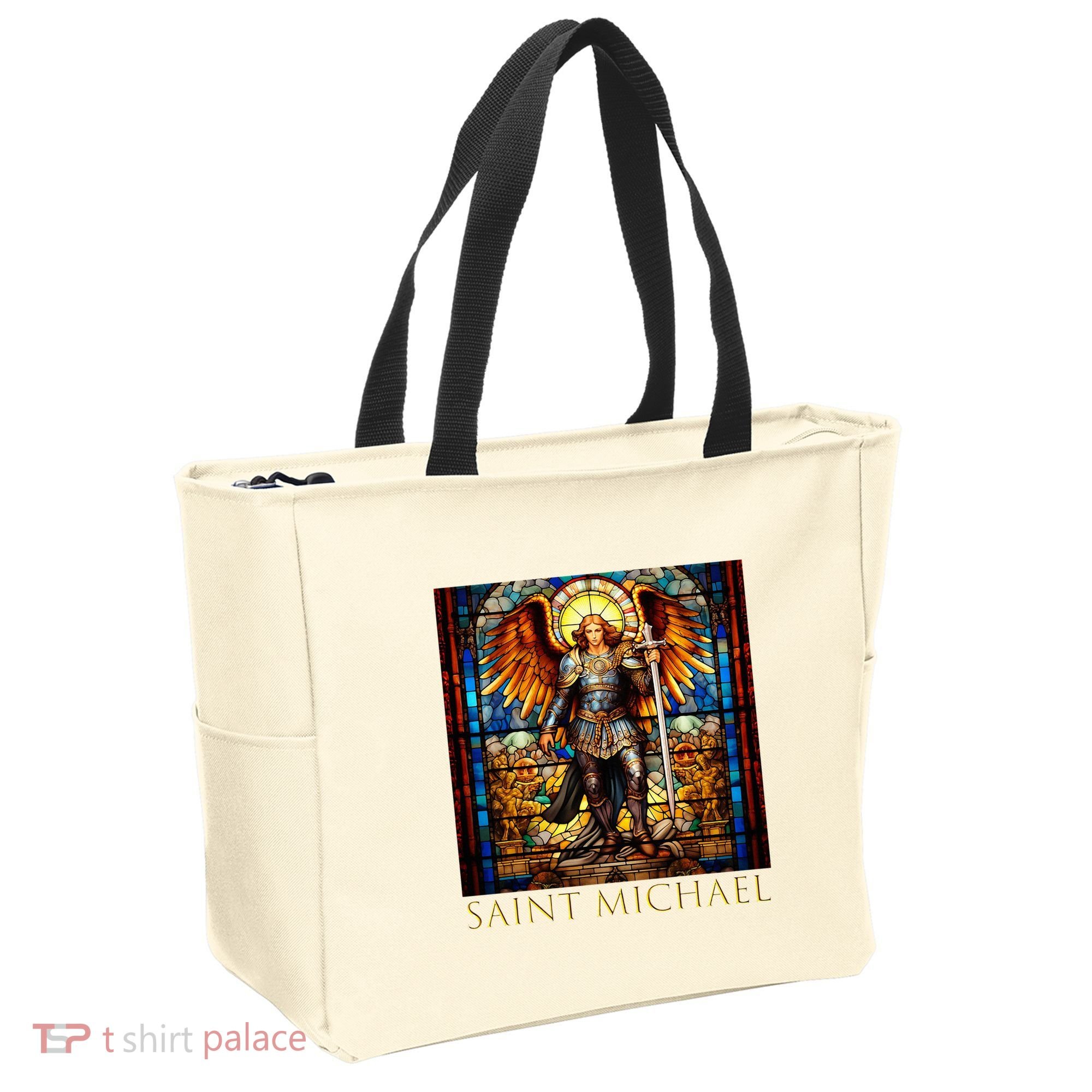 Saint Michael The Archangel Tote Bag