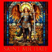 Saint Michael The Archangel Santa Hat thumb 1