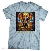 Saint Michael The Archangel Tie-Dye T-Shirt thumb 0