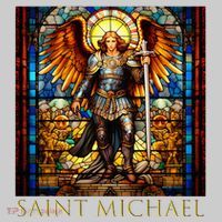 Saint Michael The Archangel Tie-Dye T-Shirt thumb 2