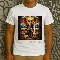 Saint Michael The Archangel T-Shirt thumb 3