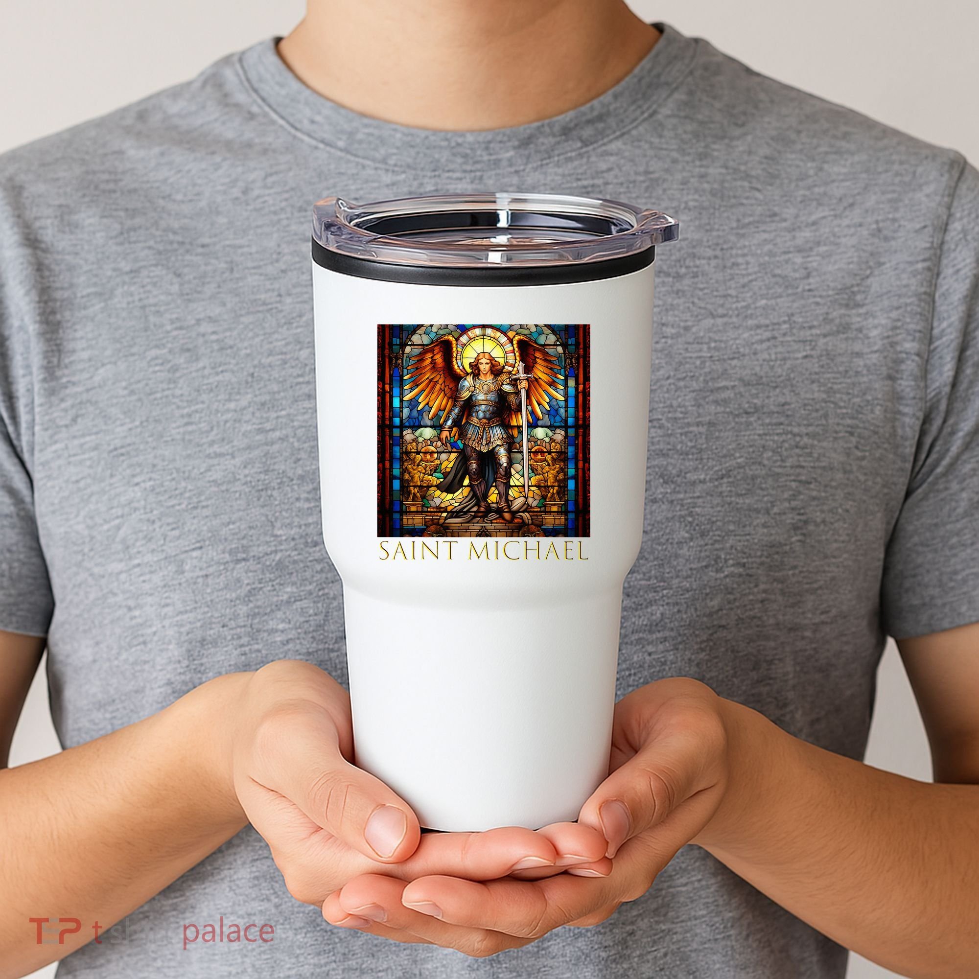 Saint Michael The Archangel Tumbler