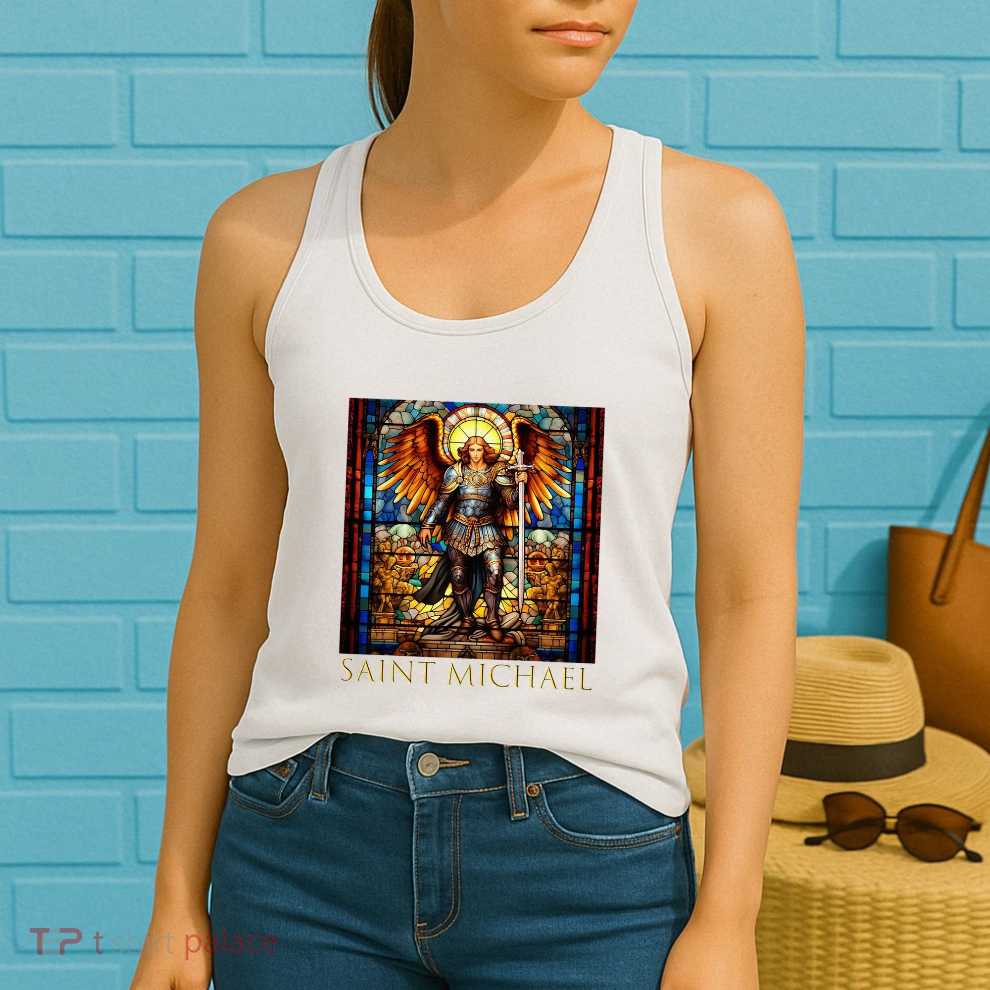 Saint Michael The Archangel Women's Tank Top