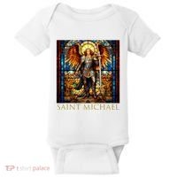 Saint Michael The Archangel Baby Bodysuit thumb 0