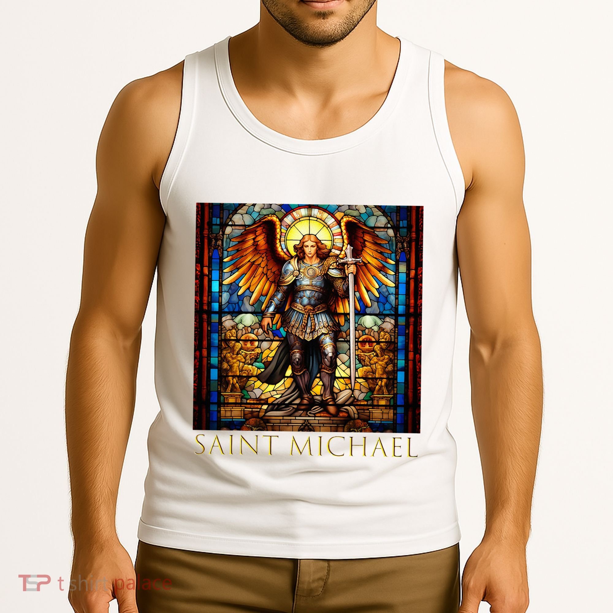 Saint Michael The Archangel Tank Top
