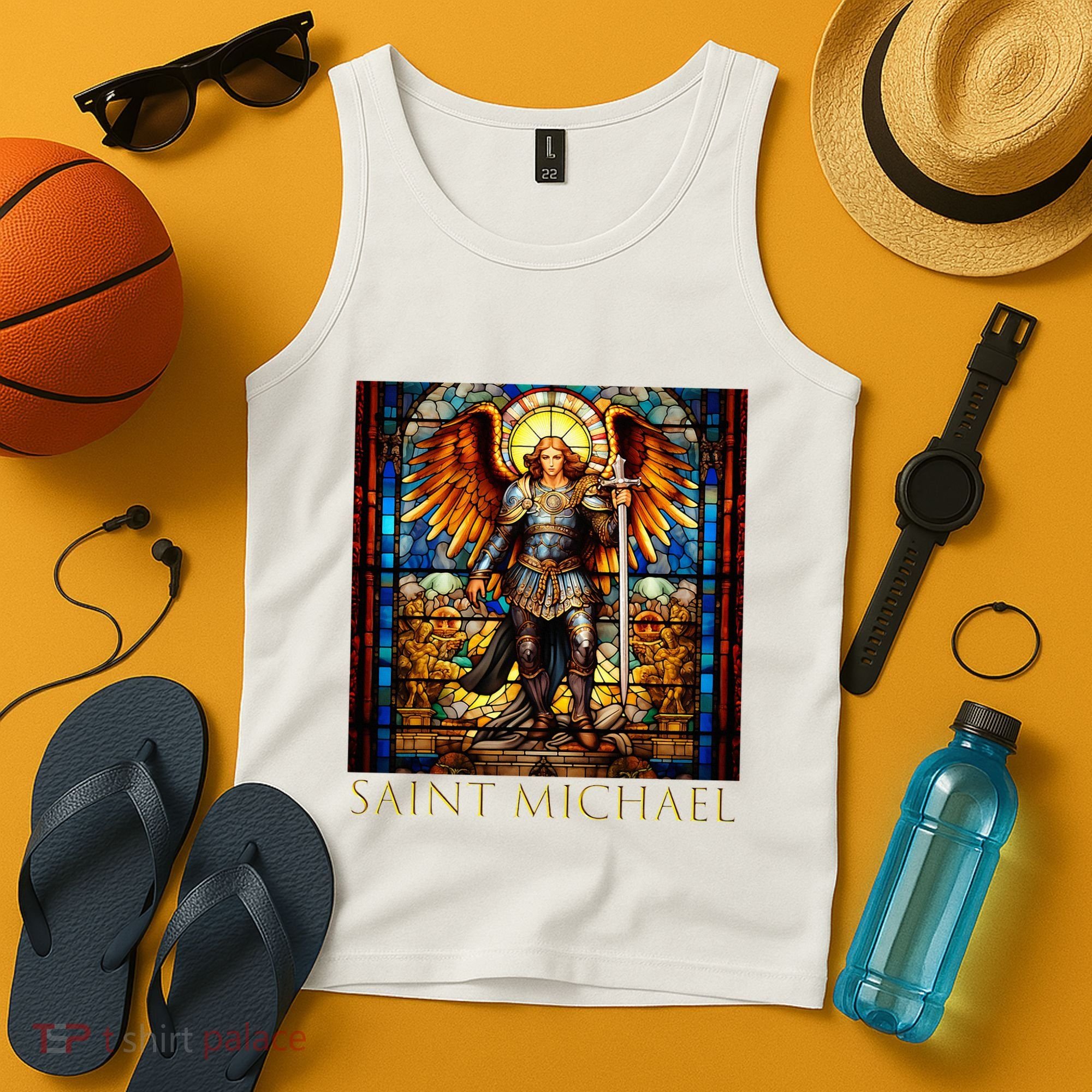 Saint Michael The Archangel Tank Top