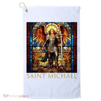 Saint Michael The Archangel Golf Towel