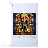 Saint Michael The Archangel Golf Towel thumb 0