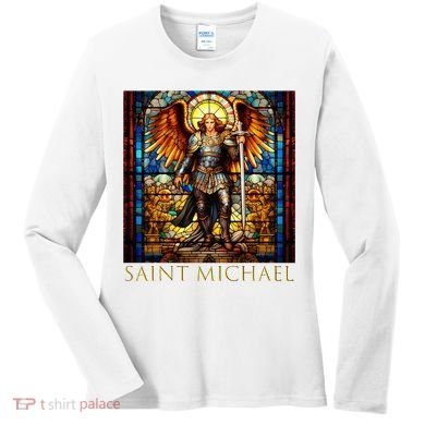 Saint Michael The Archangel Women's Long Sleeve Shirt