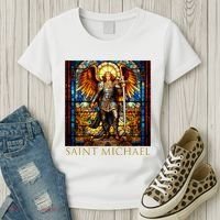 Saint Michael The Archangel Women's T-Shirt thumb 3