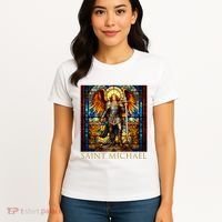 Saint Michael The Archangel Women's T-Shirt thumb 4
