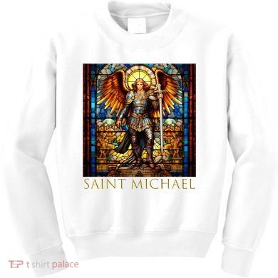 Saint Michael The Archangel Kids Sweatshirt