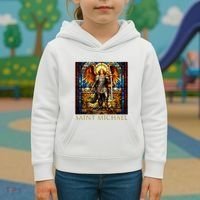 Saint Michael The Archangel Kids Hoodie thumb 3