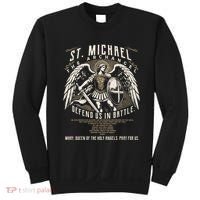 Saint Michael The Archangel Prayer Catholic Christian Pastor Sweatshirt thumb 0