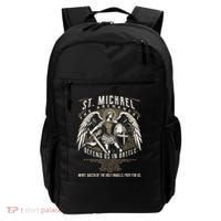 Saint Michael The Archangel Prayer Catholic Christian Pastor Backpack thumb 0