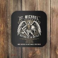 Saint Michael The Archangel Prayer Catholic Christian Pastor Coaster thumb 0