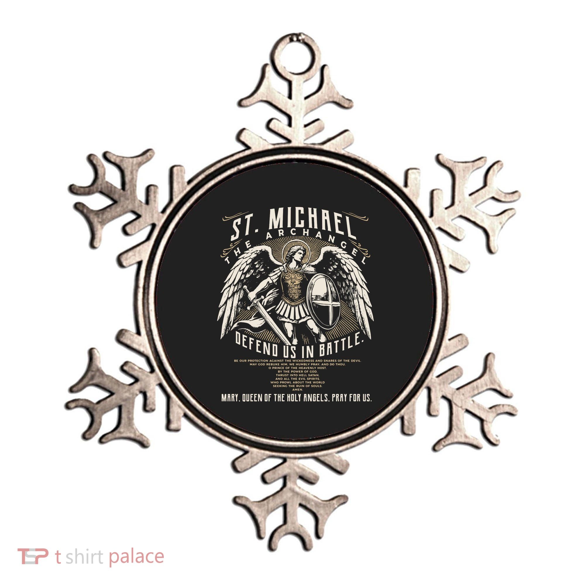 Saint Michael The Archangel Prayer Catholic Christian Pastor Ornament
