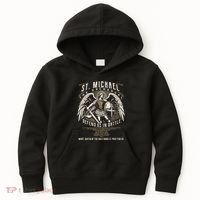 Saint Michael The Archangel Prayer Catholic Christian Pastor Kids Hoodie thumb 0