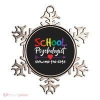 Show Me The Data School Psychologist Ornament thumb 0